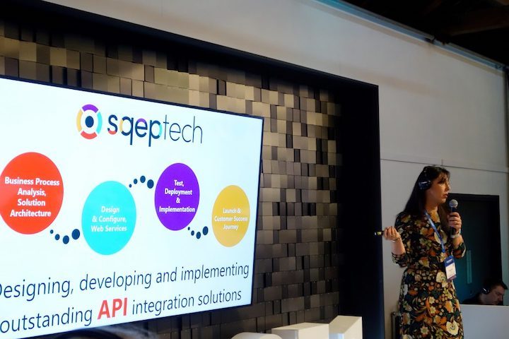 SQEPtech presenting at a learning technology event